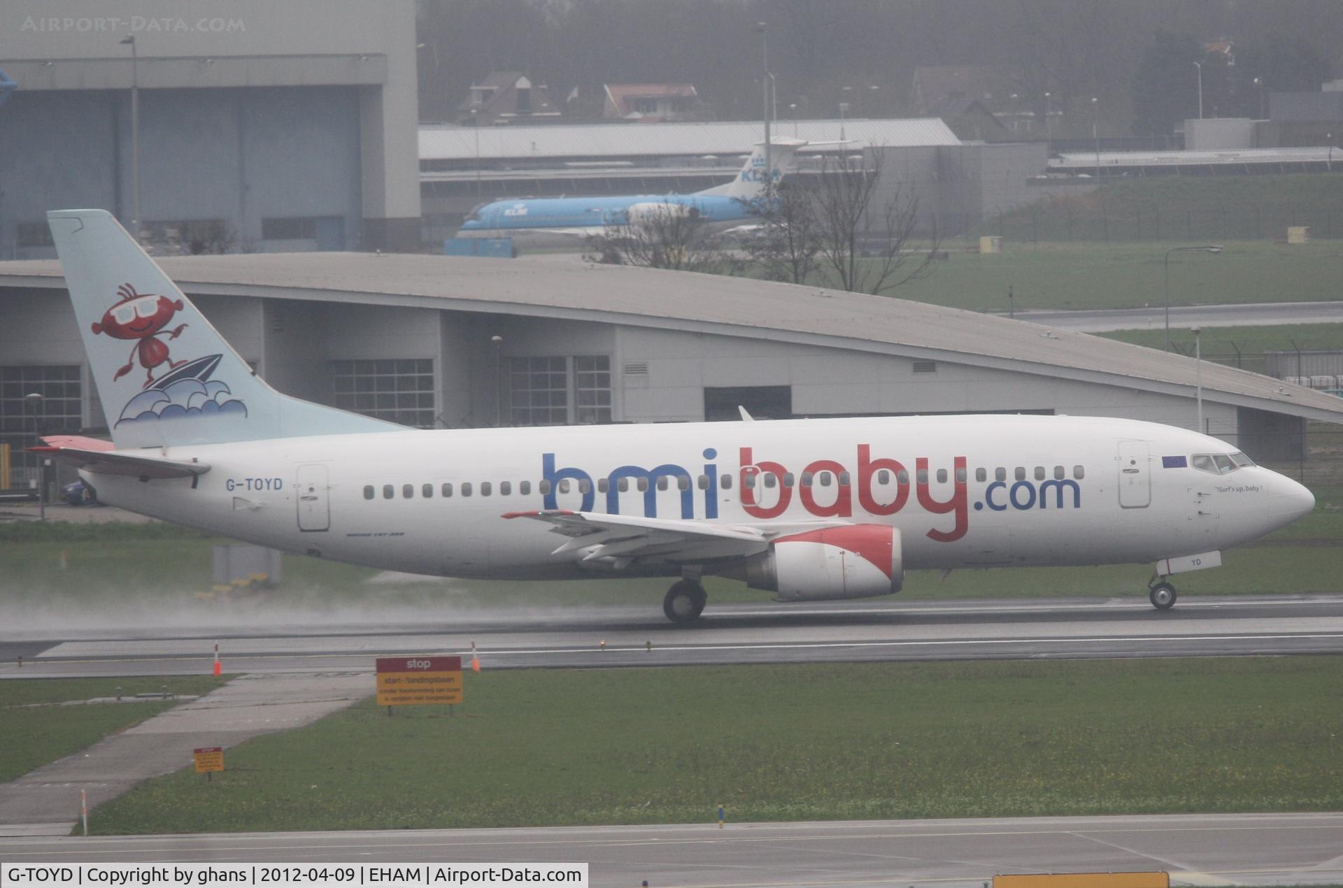 G-TOYD, 1994 Boeing 737-3Q8 C/N 26307, Jelly surfing baby