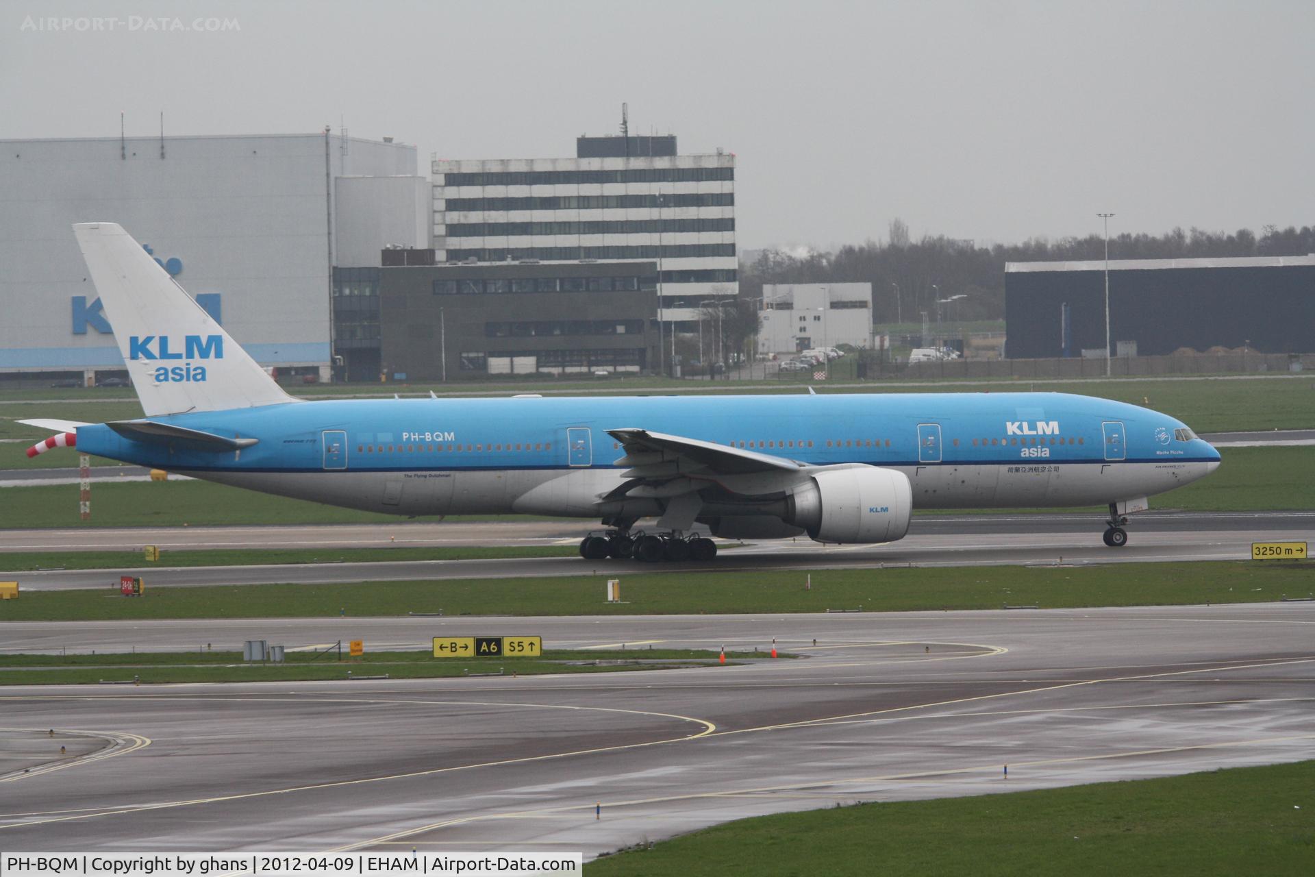 PH-BQM, 2006 Boeing 777-206/ER C/N 34712, Klm Asia