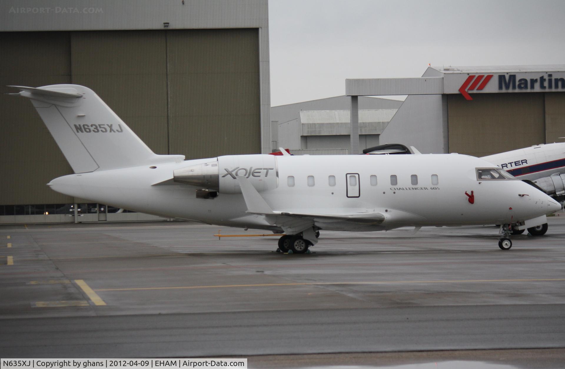 N635XJ, 2009 Bombardier Challenger 605 (CL-600-2B16) C/N 5835, Xo-jet