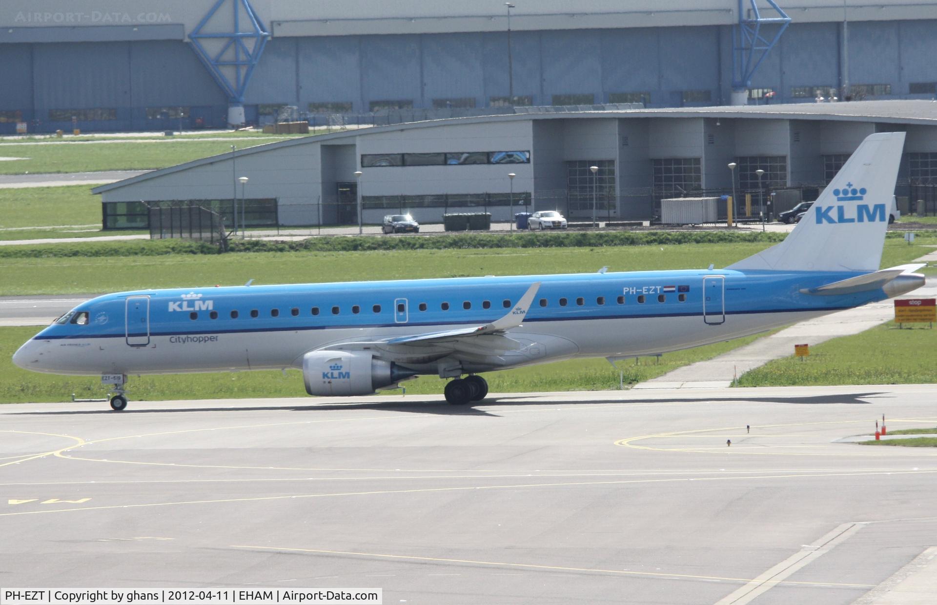 PH-EZT, 2012 Embraer 190LR (ERJ-190-100LR) C/N 19000519, New Erj 190