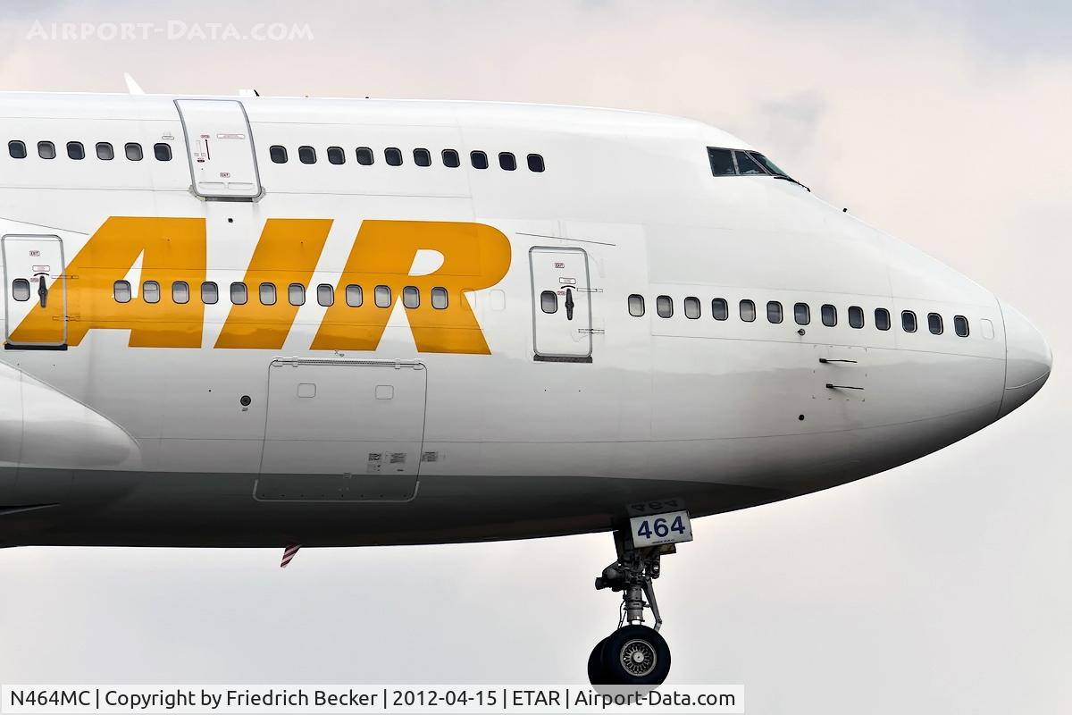 N464MC, 1992 Boeing 747-446 C/N 26341, close up of Atlas Air B747-446