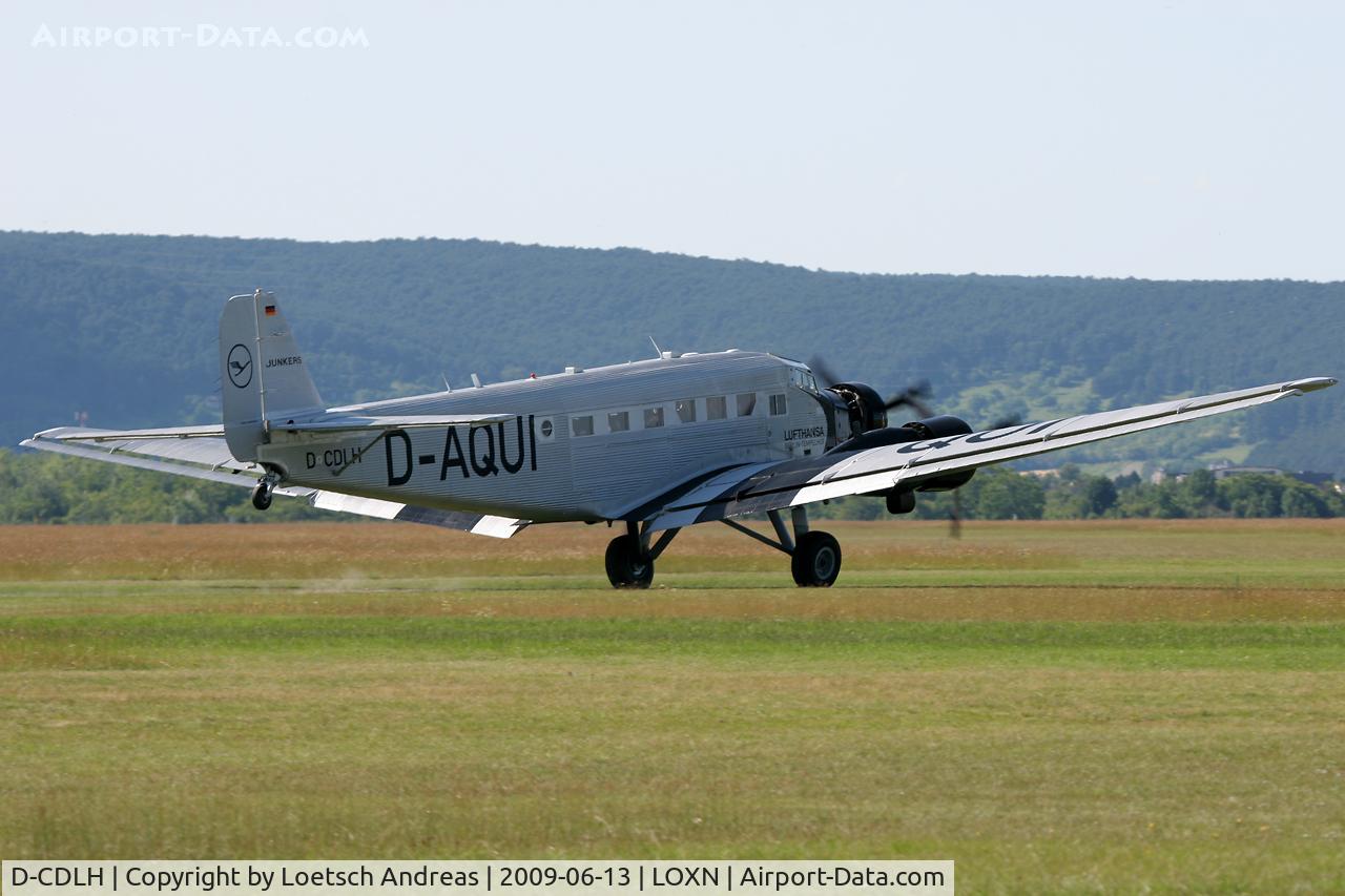 D-CDLH, 1936 Junkers Ju-52/3m C/N 130714, Lufthansa JU52