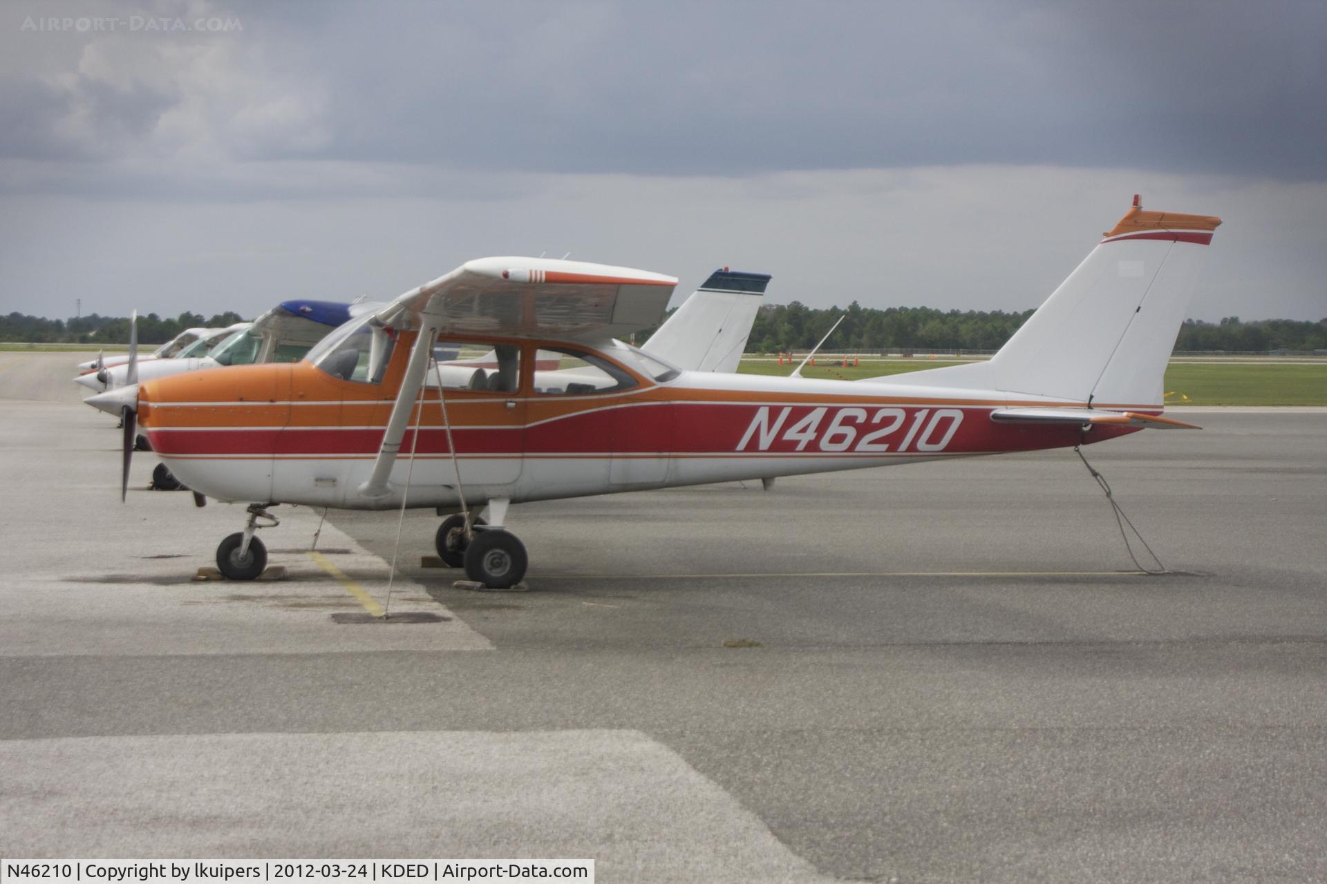 N46210, 1968 Cessna 172I C/N 17257111, At rest at DeLand Municipal Airport
