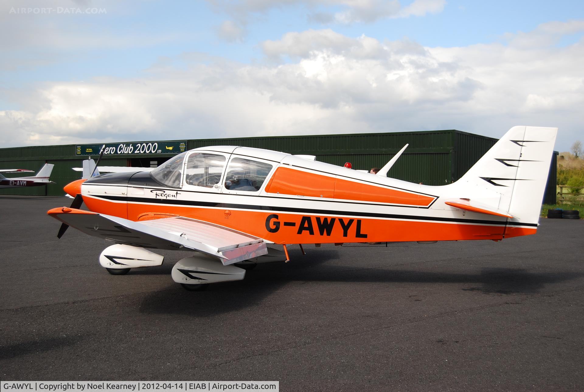 G-AWYL, 1969 Robin DR-253B Regent C/N 143, Parked on the apron at Abbeyshrule airfield.