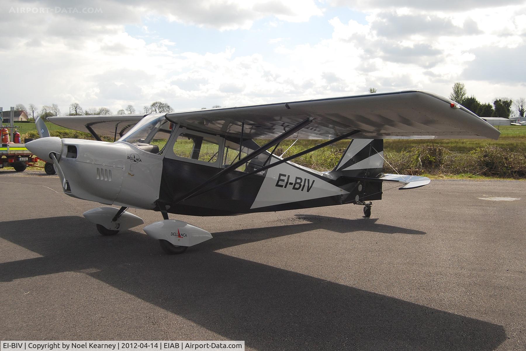 EI-BIV, Bellanca 8KCAB Decathlon C/N 464-79, Parked on the apron at Abbeyshrule airfield.