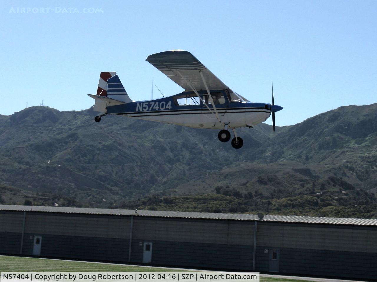 N57404, 1973 Bellanca 7ECA Citabria C/N 940-73, 1973 Bellanca 7ECA CITABRIA, Lycoming O-235 115 Hp, on final Rwy 22