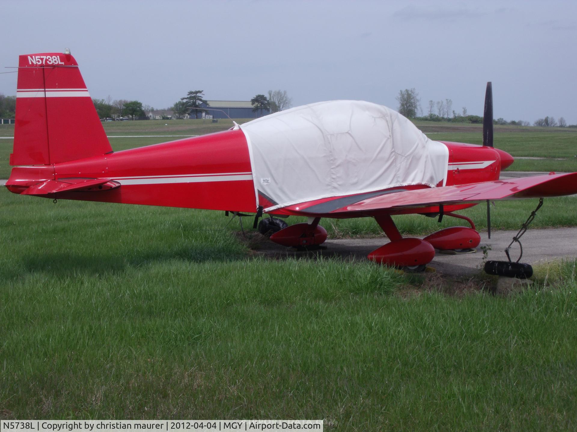 N5738L, 1969 American AA-1 Yankee C/N AA1-0138, aa-1