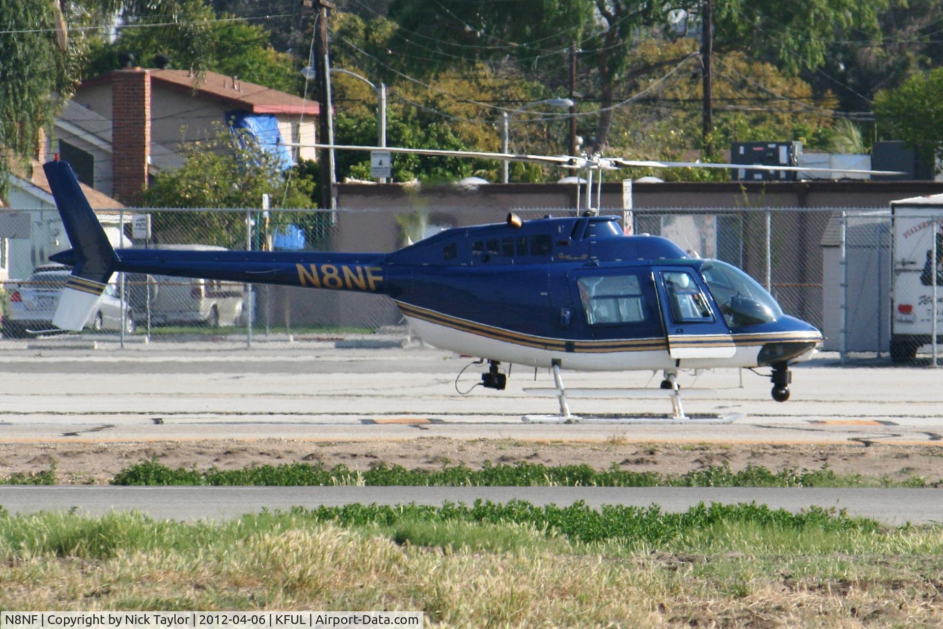 N8NF, 1978 Bell 206B JetRanger C/N 2537, Parked at Fullerton