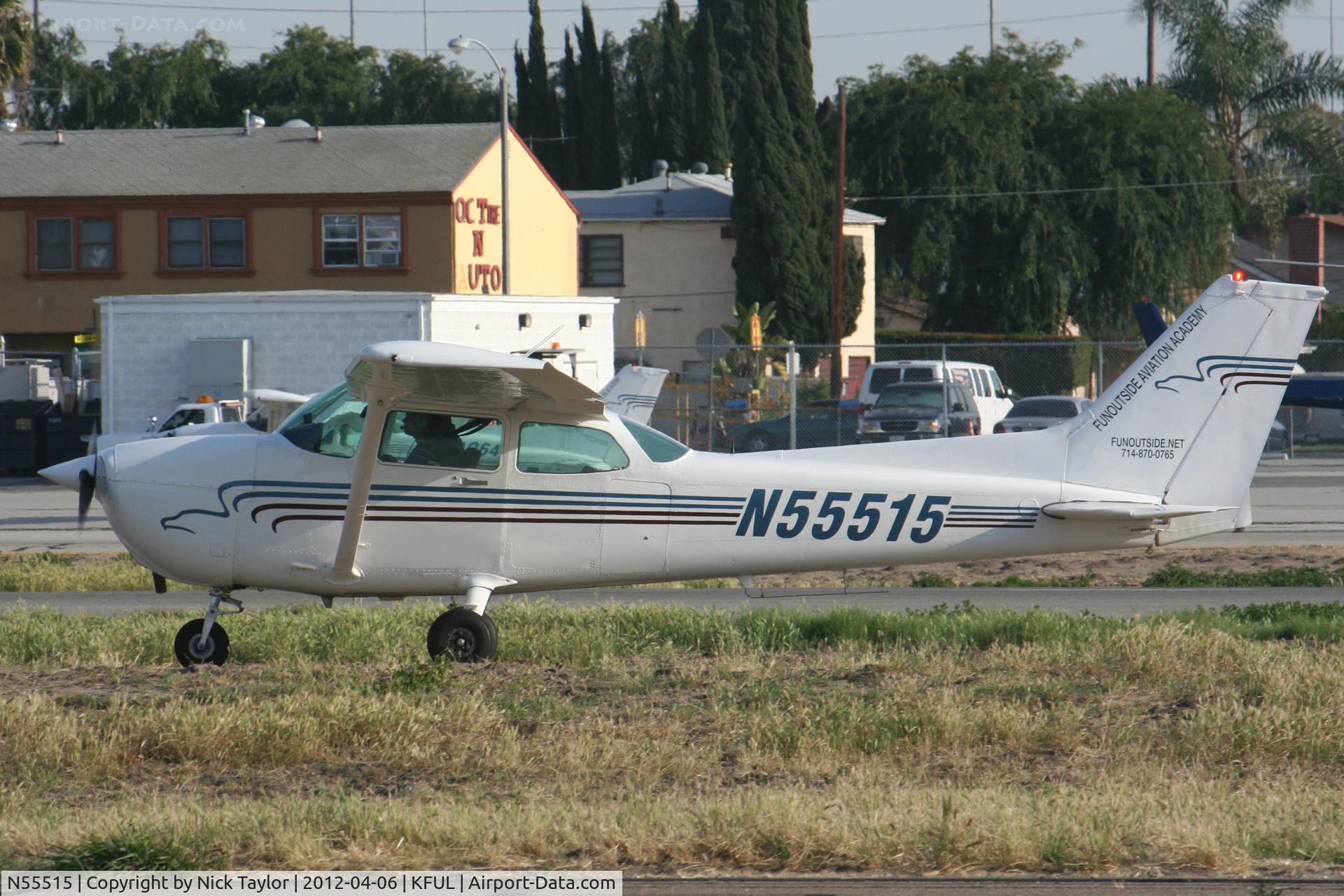 N55515, 1981 Cessna 172P C/N 17275195, Taxi back 24 via Bravo
