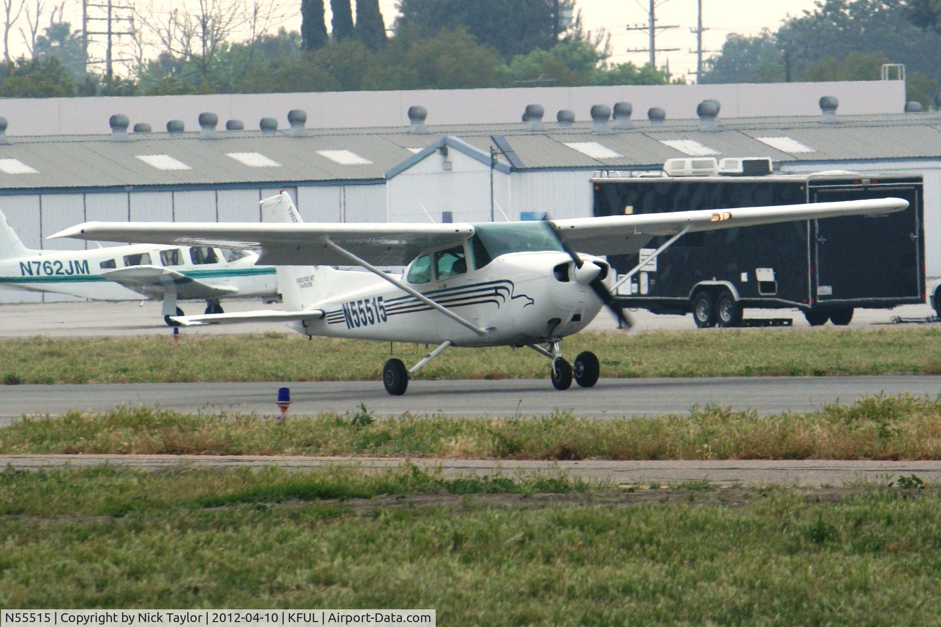 N55515, 1981 Cessna 172P C/N 17275195, Departing 24