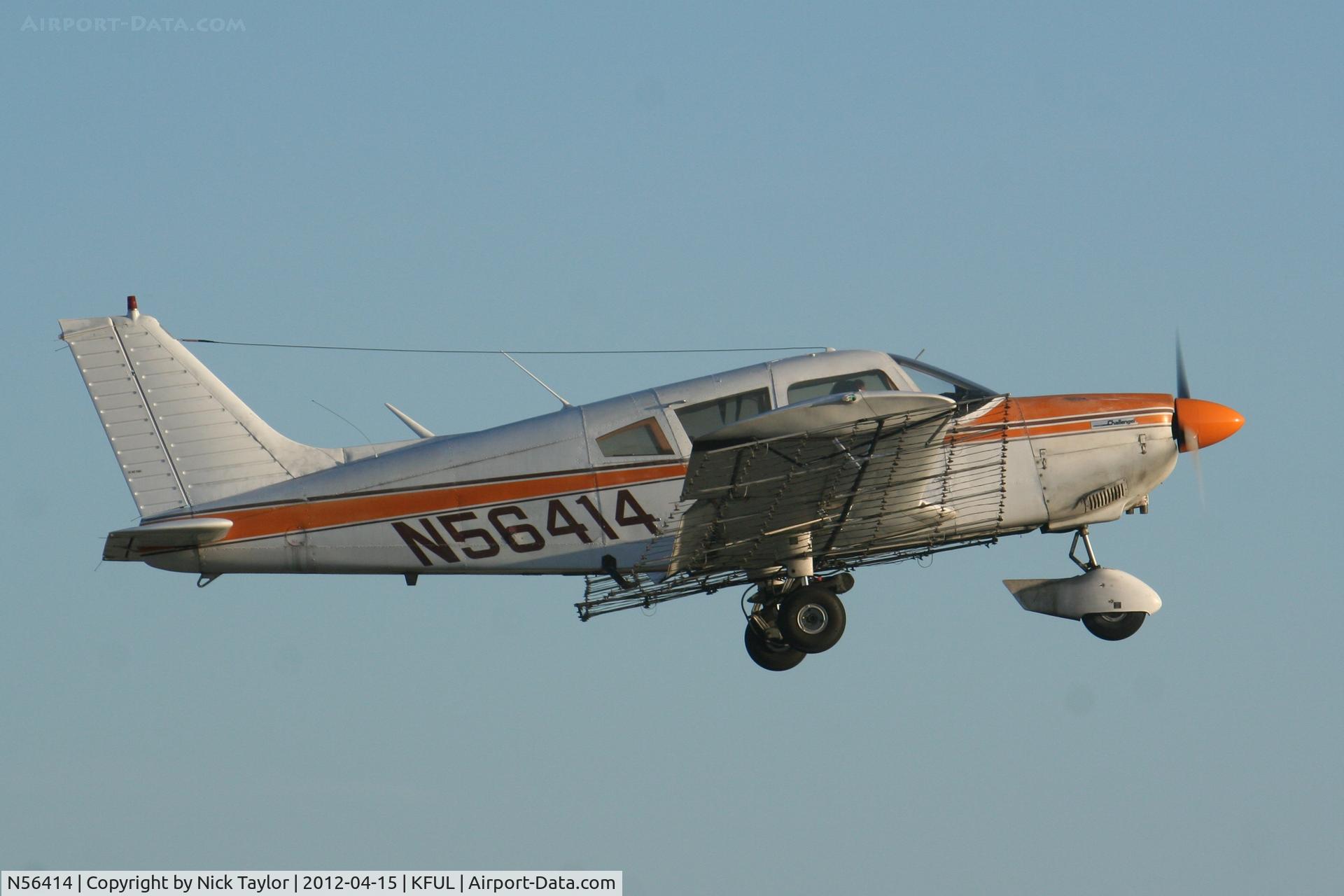 N56414, 1973 Piper PA-28-180 C/N 287305588, Taking off 24