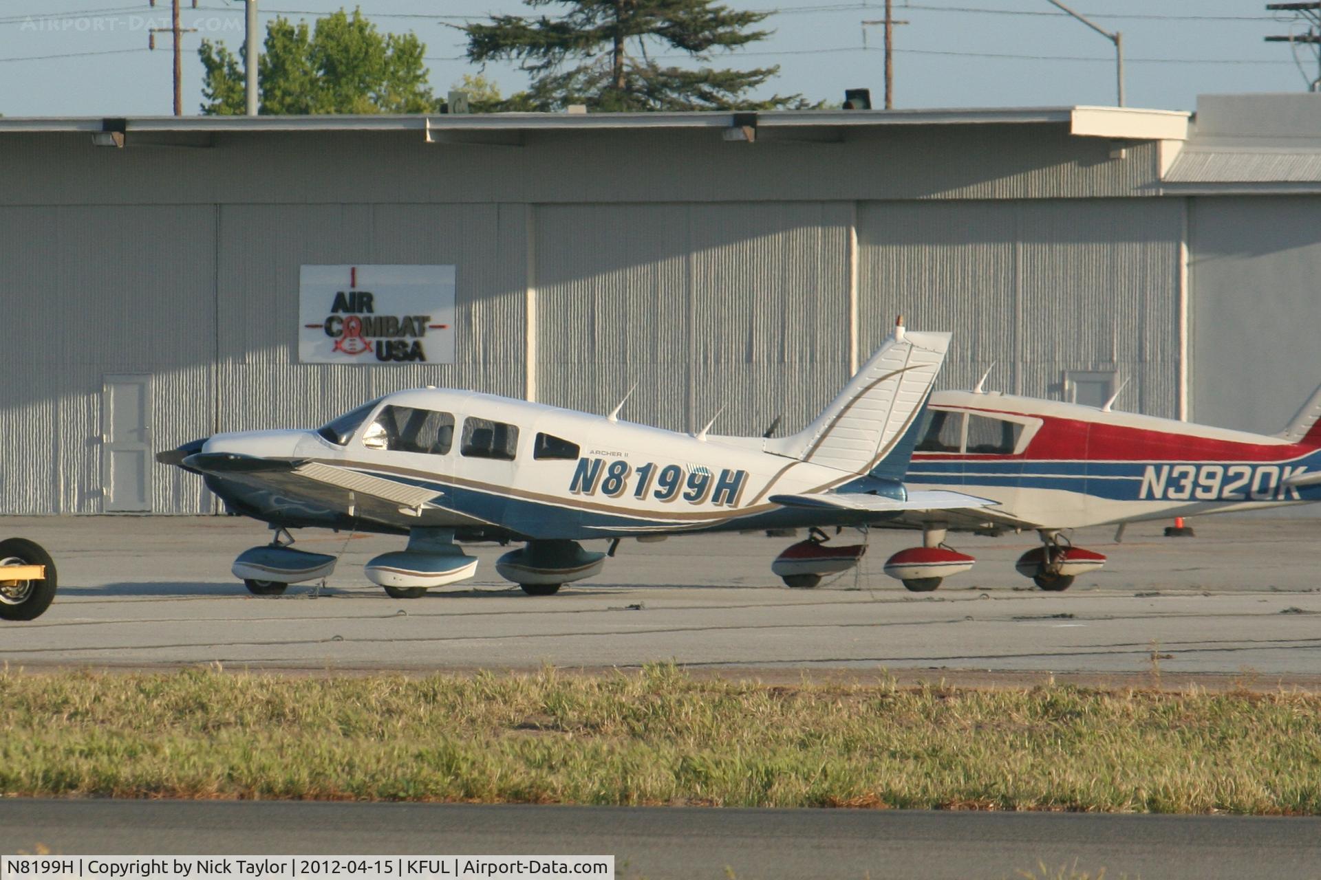 N8199H, 1982 Piper PA-28-181 C/N 28-8290116, Parked at Fullerton