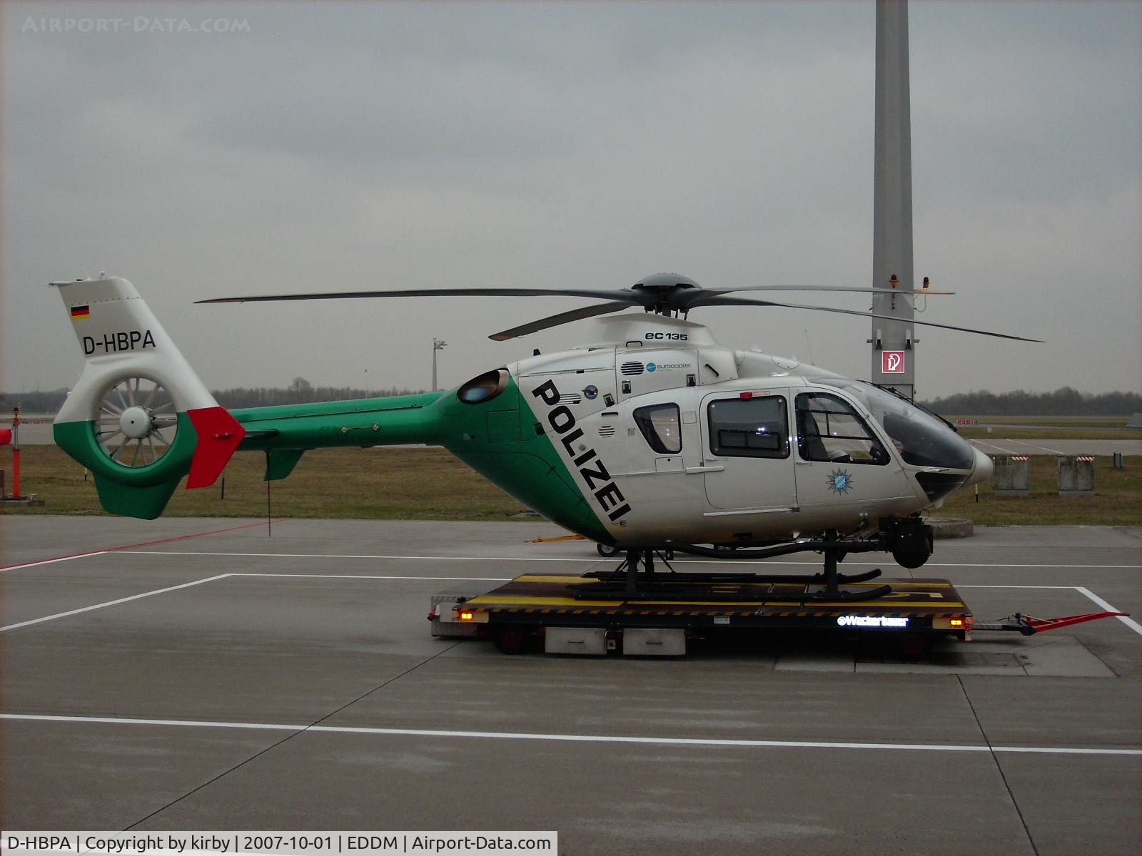 D-HBPA, Eurocopter EC-135P-2+ C/N 7080, April 2012, MUC