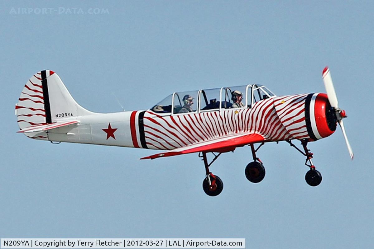N209YA, 1987 Yakovlev Yak-52 C/N 878009, 1987 Yakovlev YAK 52, c/n: 878009 at 2012 Sun N Fun