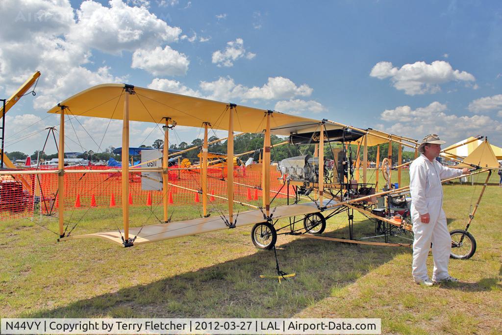 N44VY, Curtiss D Pusher Replica C/N 01BC, Replica  ELY-CURTISS, c/n: 01BC at 2012 Sun N Fun