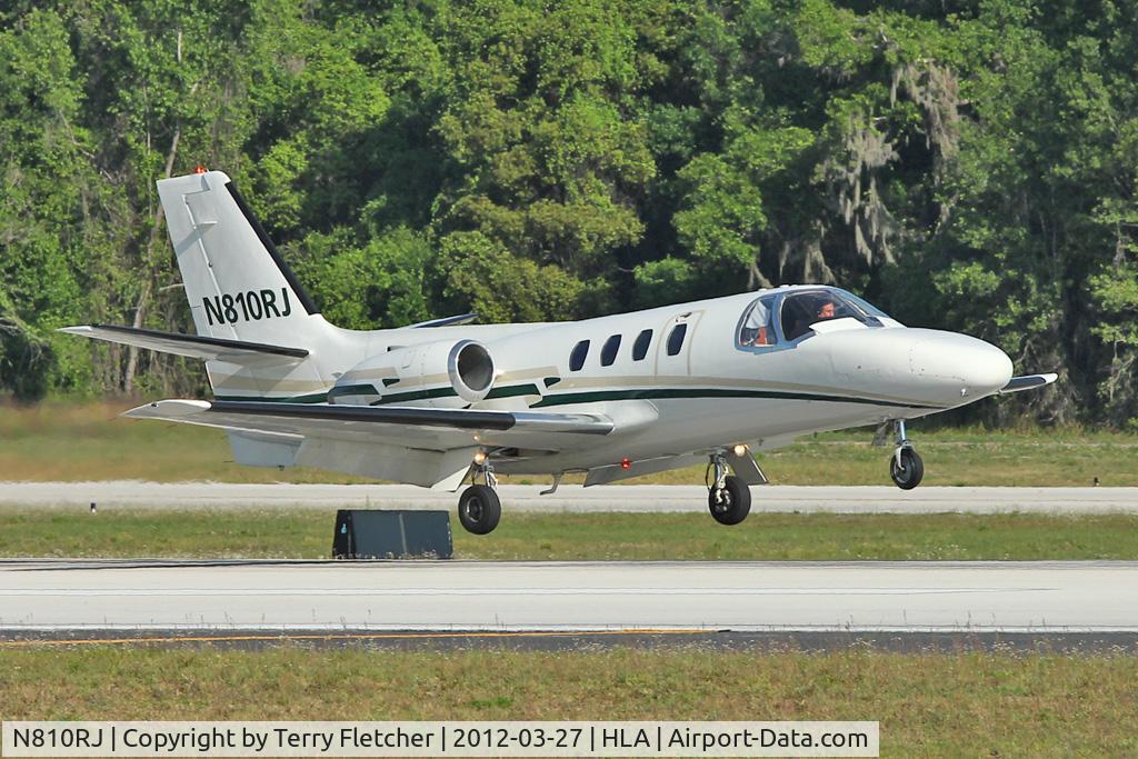 N810RJ, 1973 Cessna 500 C/N 500-0067, 1973 Cessna 500, c/n: 500-0067 arriving Lakeland during 2012 Sun N Fun