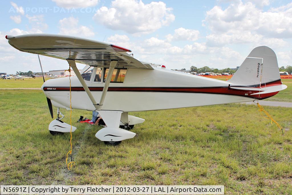 N5691Z, Piper PA-22-108 Colt C/N 22-9523, Piper PA-22-108, c/n: 22-9523 at 2012 Sun N Fun