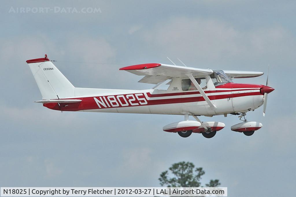N18025, 1972 Cessna 150L C/N 15073741, 1972 Cessna 150L, c/n: 15073741 at 2012 Sun N Fun