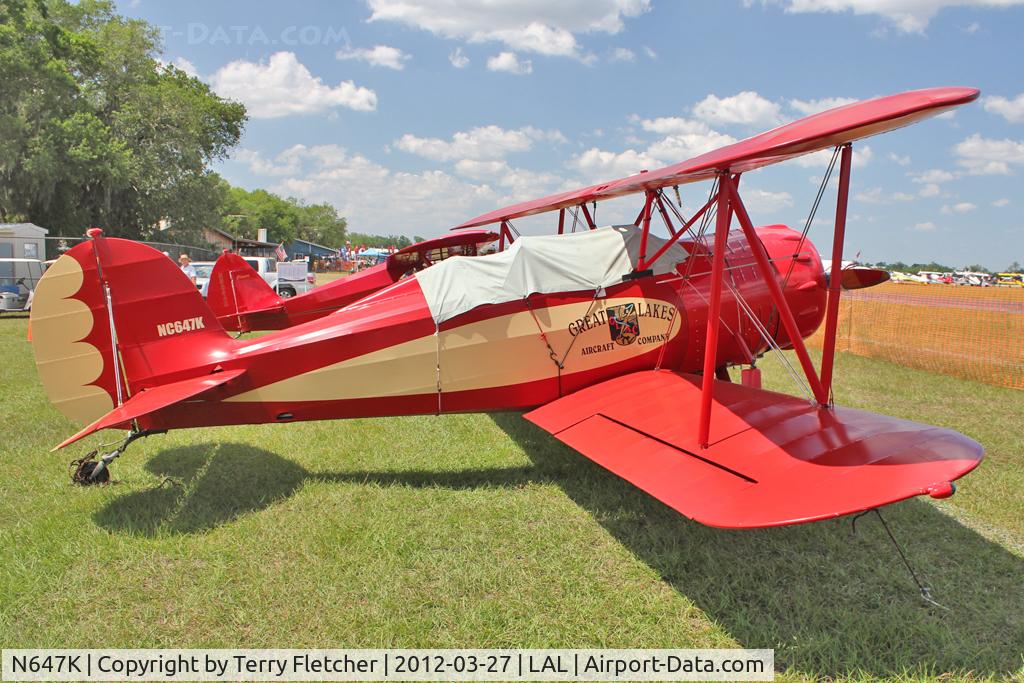 N647K, 1930 Great Lakes 2T-1A Sport Trainer C/N 111, Vintage 1930 Great Lakes 2T-1A, c/n: 111 at 2012 Sun N Fun