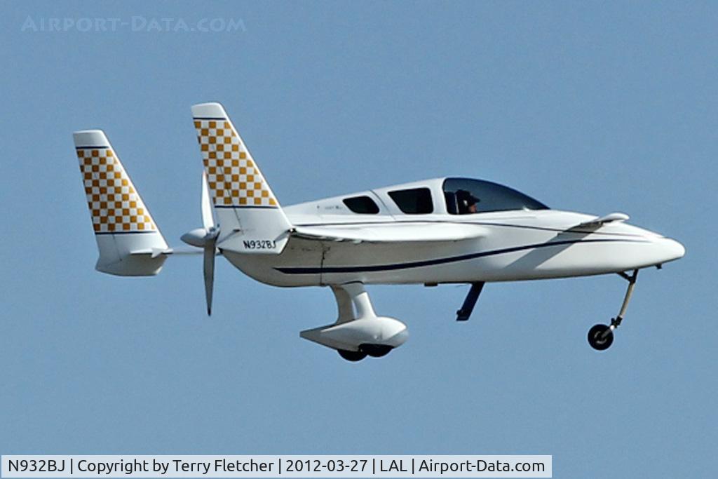 N932BJ, 2007 Co-Z Cozy Mark IIIx C/N 140, 2007 Sanders Burrall L COZY IIIX, c/n: 140 at 2012 Sun N Fun