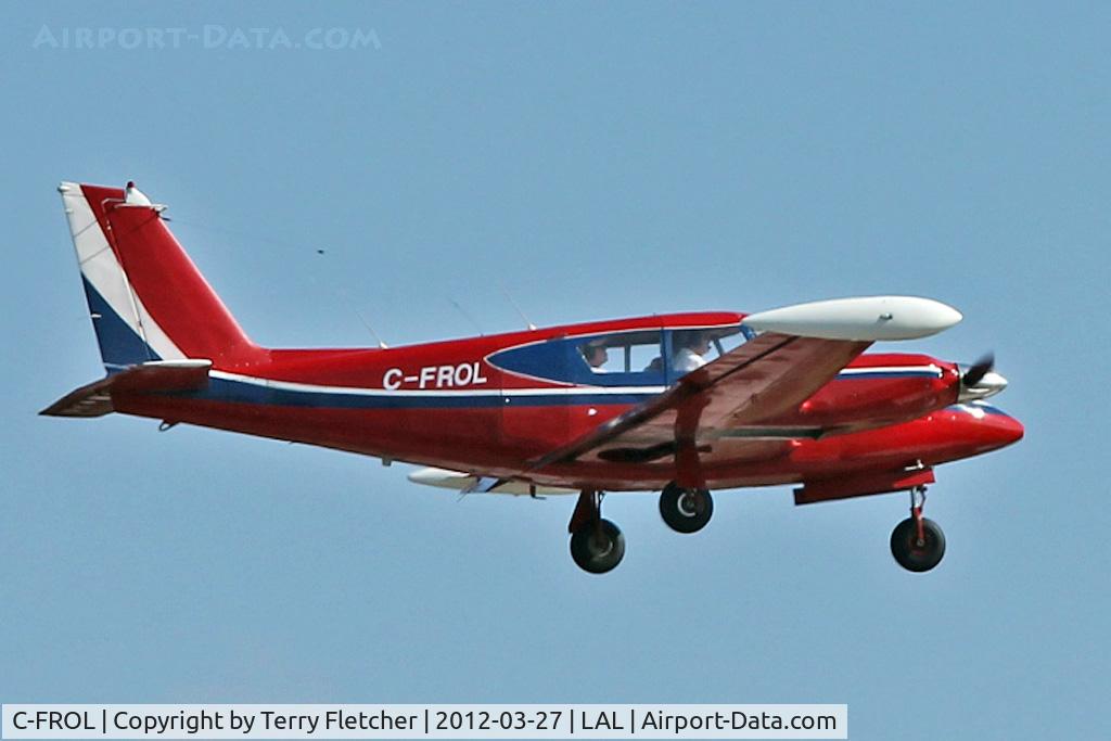 C-FROL, 1965 Piper PA-30-160 Twin Comanche Twin Comanche C/N 30-763, 1965 Piper PA-30, c/n: 30-763 at 2012 Sun N Fun