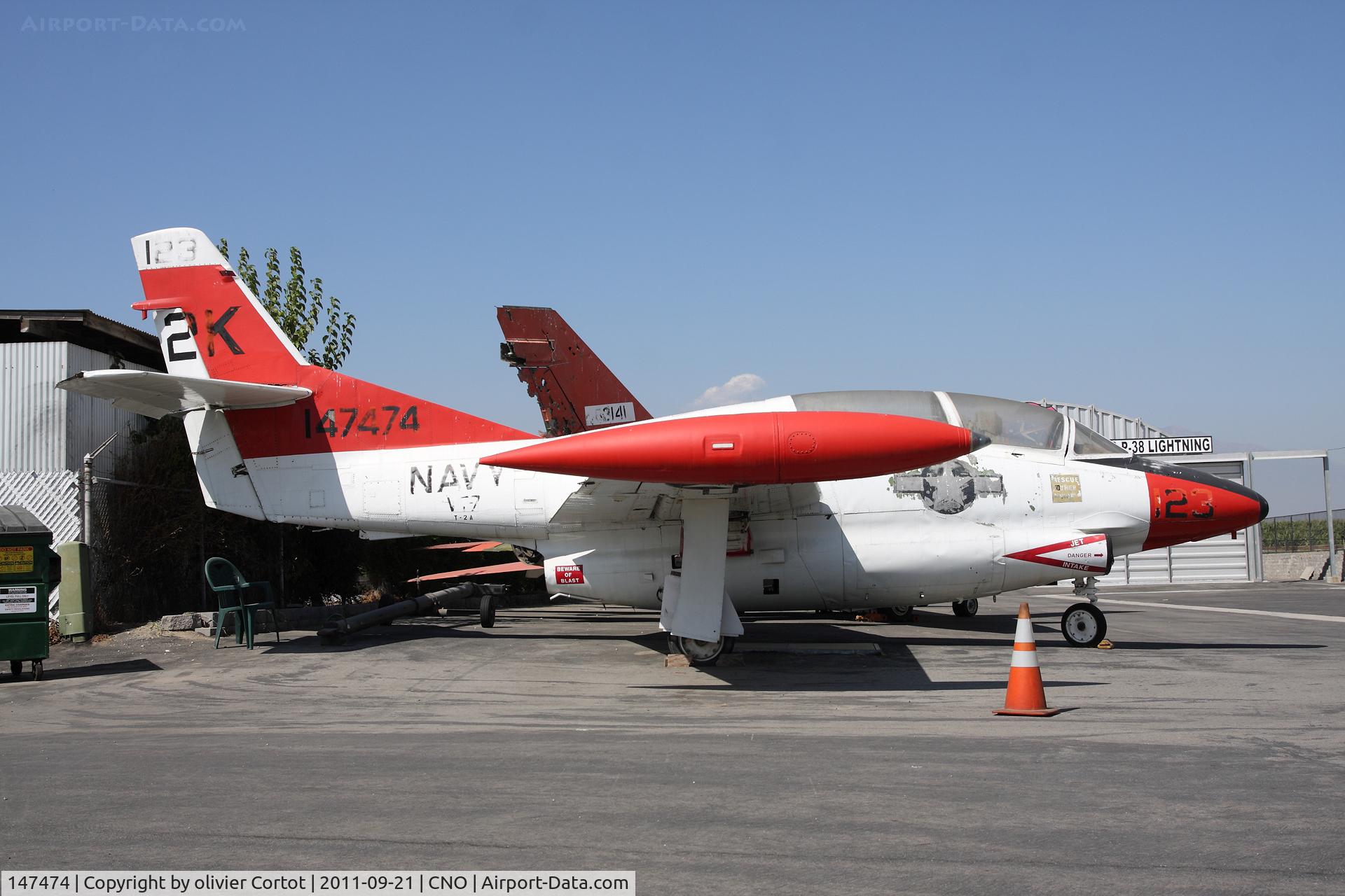 147474, North American T-2A Buckeye C/N 253-65, Chino museum