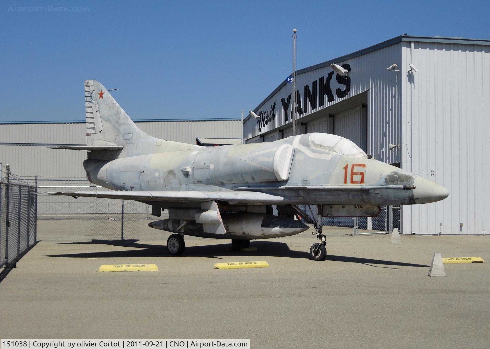 151038, Douglas A-4E Skyhawk C/N 13208, Yanks museum
