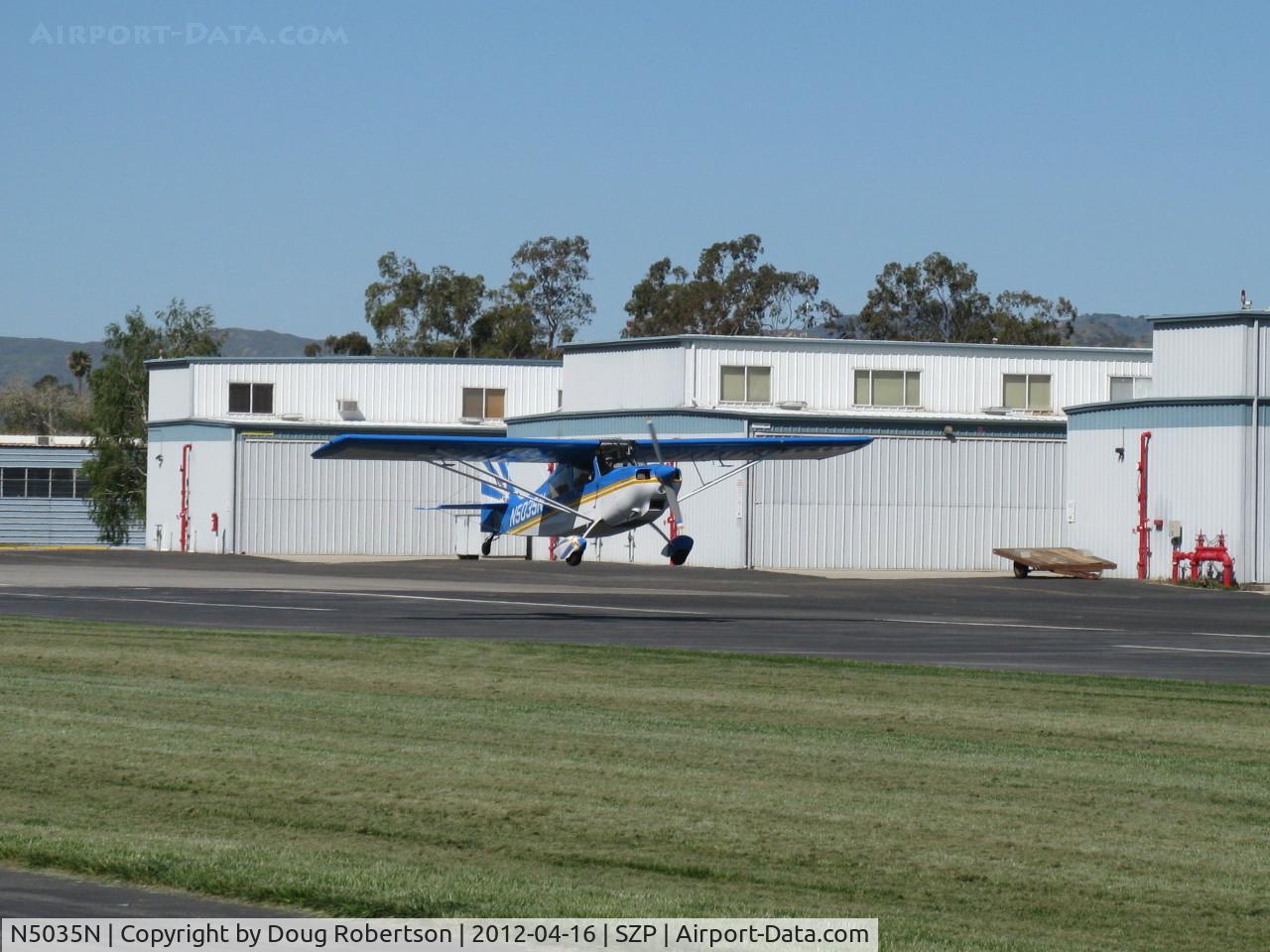 N5035N, 1978 Bellanca 8KCAB Decathlon C/N 470-79, 1978 Bellanca 8KCAB DECATHLON, Lycoming AEIO-320 150 Hp, landing Rwy 04