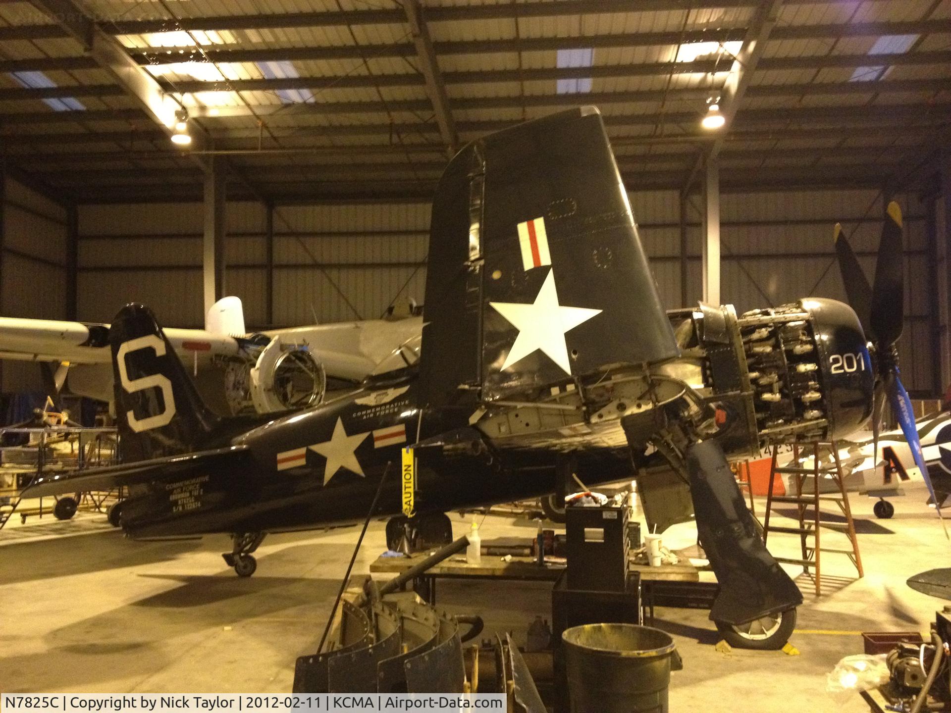 N7825C, 1948 Grumman F8F-2 (G58) Bearcat C/N D.1227, CAF bearcat