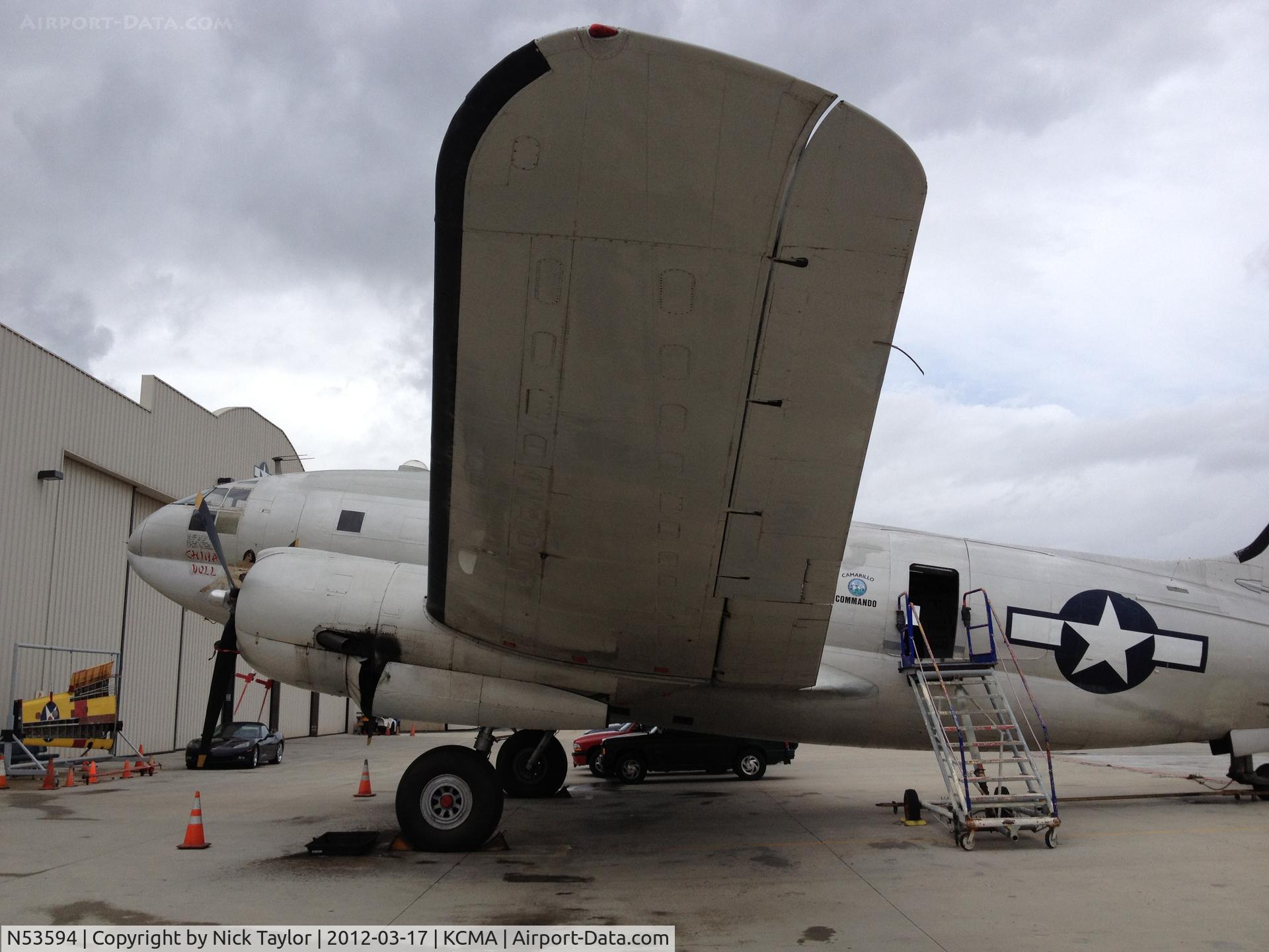 N53594, 1944 Curtiss C-46F Commando C/N 22486, China Doll on the CAF ramp