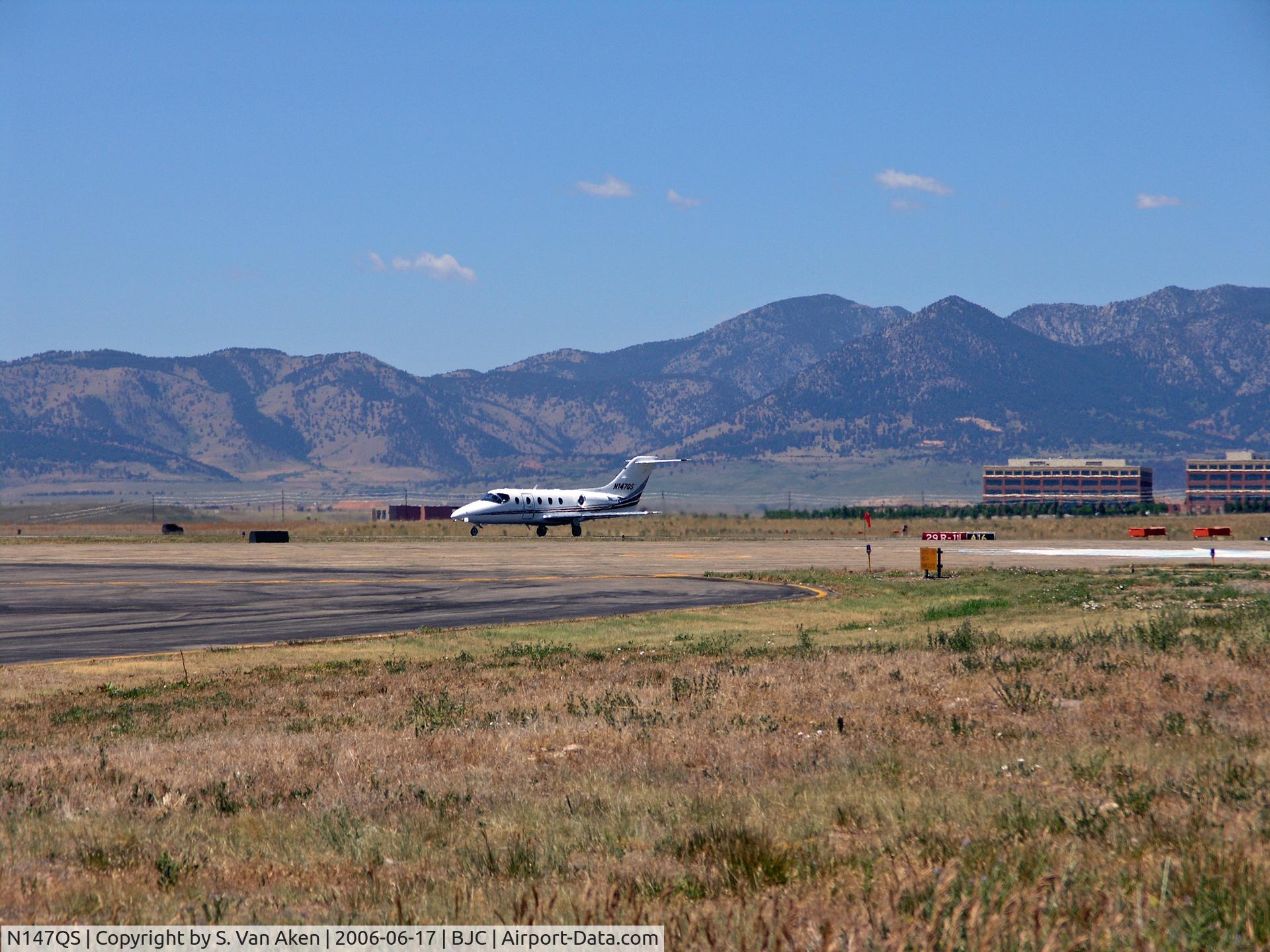 N147QS, Raytheon 400A C/N RK-436, Landing Jefferson County Airport, Colorado (BJC) 6/17/2006