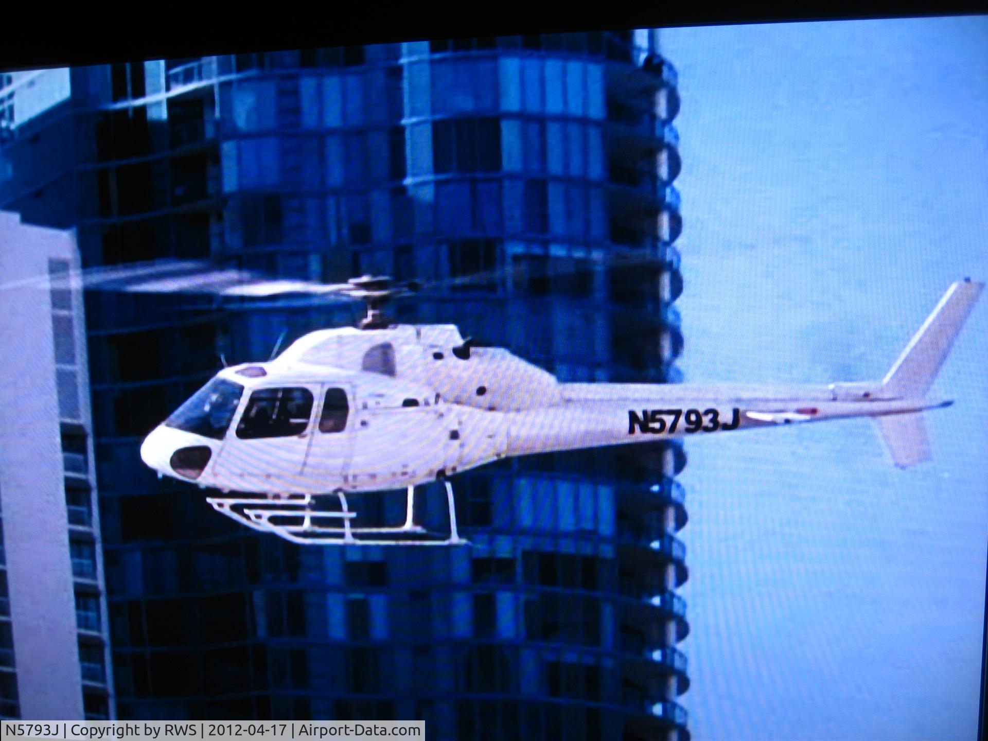 N5793J, 1982 Aerospatiale AS-355F-1 Ecureuil 2 C/N 5139, Shown on USA Network's Burn Notice drama, Season 3, Episode 16