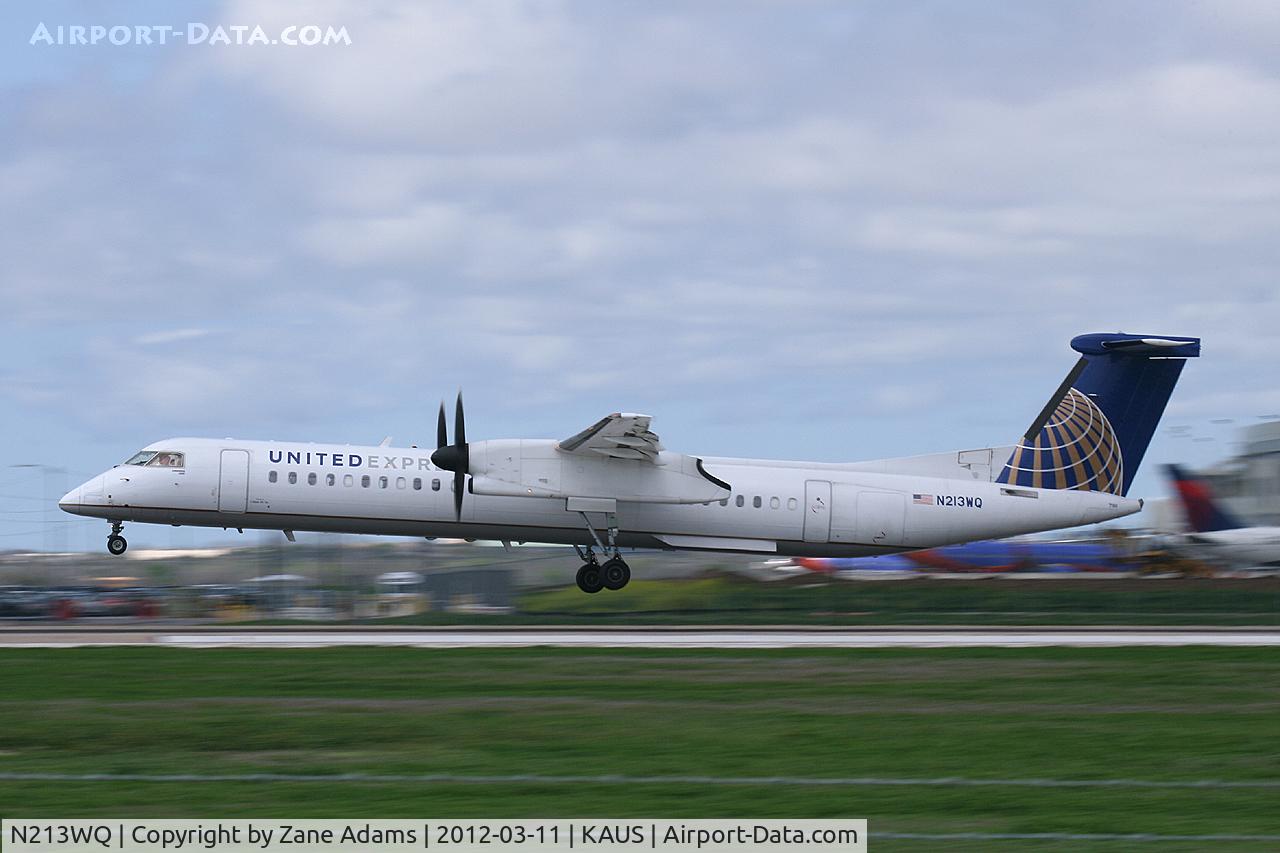 N213WQ, 2008 Bombardier DHC-8-402 Dash 8 C/N 4213, At Austin-Bergstrom Airport - Austin, TX