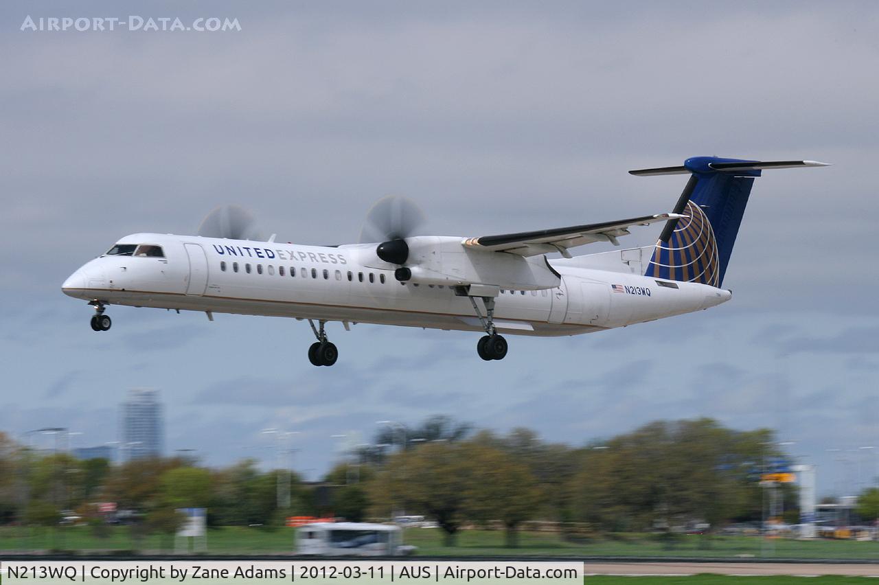 N213WQ, 2008 Bombardier DHC-8-402 Dash 8 C/N 4213, At Austin-Bergstrom Airport - Austin, TX