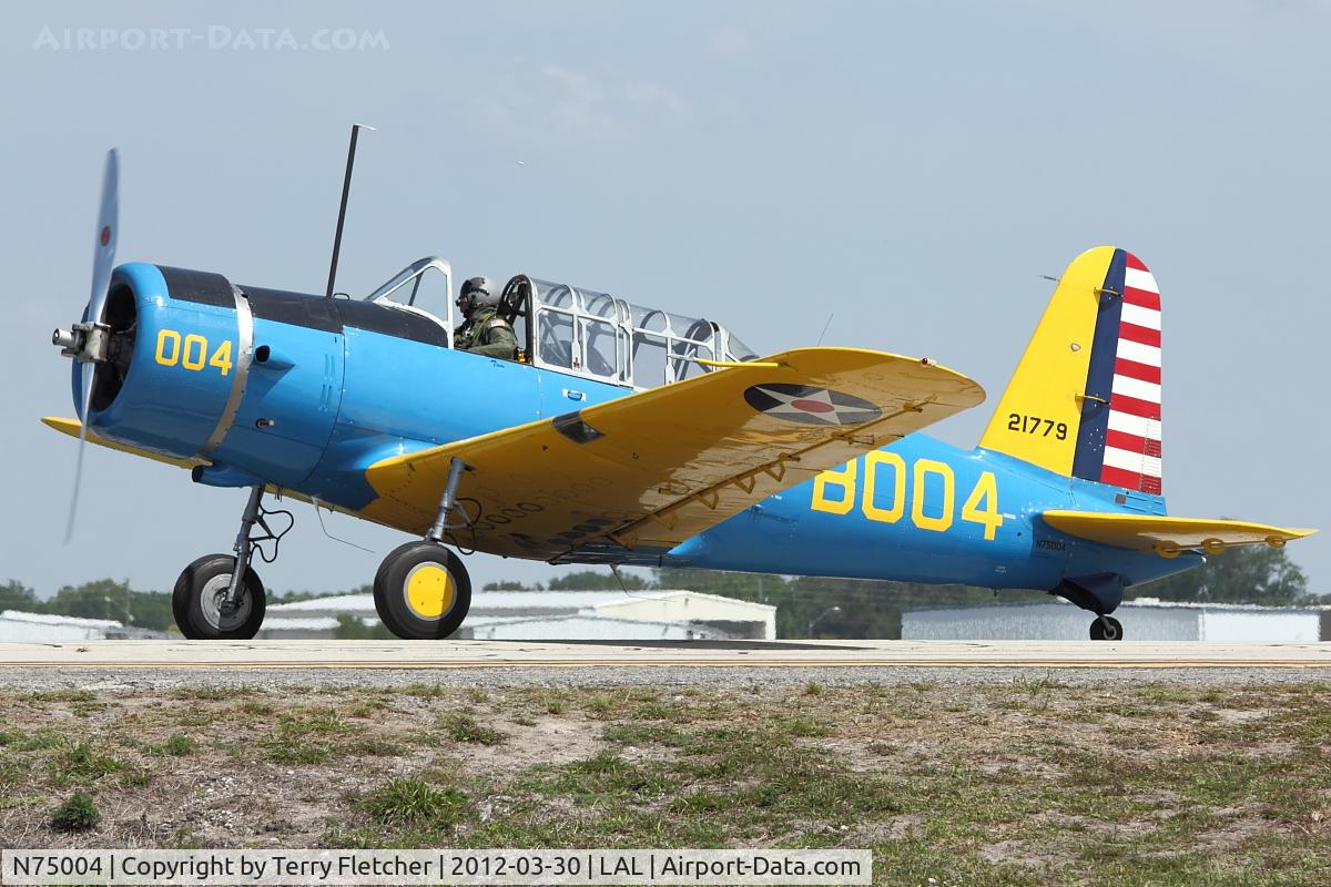 N75004, 1942 Convair BT-15 C/N 6720, 1942 Convair / Vultee  BT-15, c/n: 6720 at 2012 Sun N Fun ex 42-1779