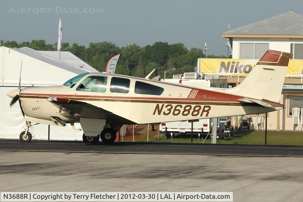 N3688R, 1980 Beech F33A Bonanza C/N CE-918, 1980 Beech F33A, c/n: CE-918 at 2012 Sun N Fun