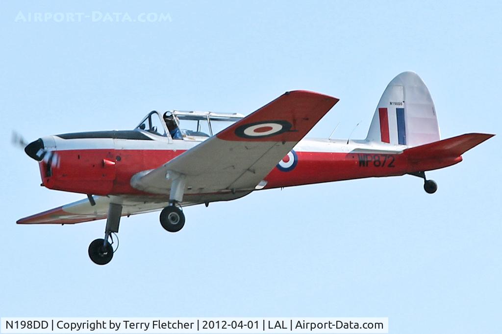 N198DD, 1952 De Havilland DHC-1 Chipmunk T.10 C/N DH8660, 1952 Dehavilland CHIPMUNK T10, c/n: DH8660 departing 2012 Sun N Fun
