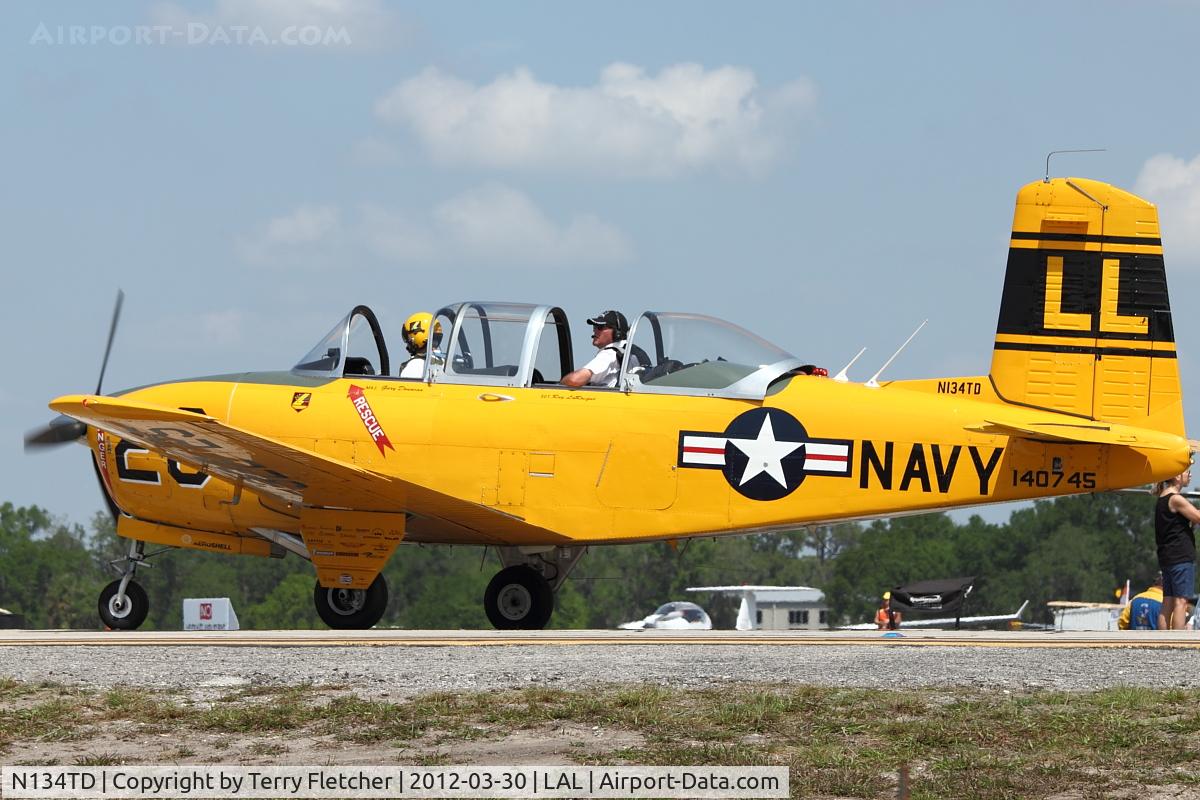 N134TD, Beech T-34B C/N BG-79, Beech T-34B, c/n: BG-79 at 2012 Sun N Fun