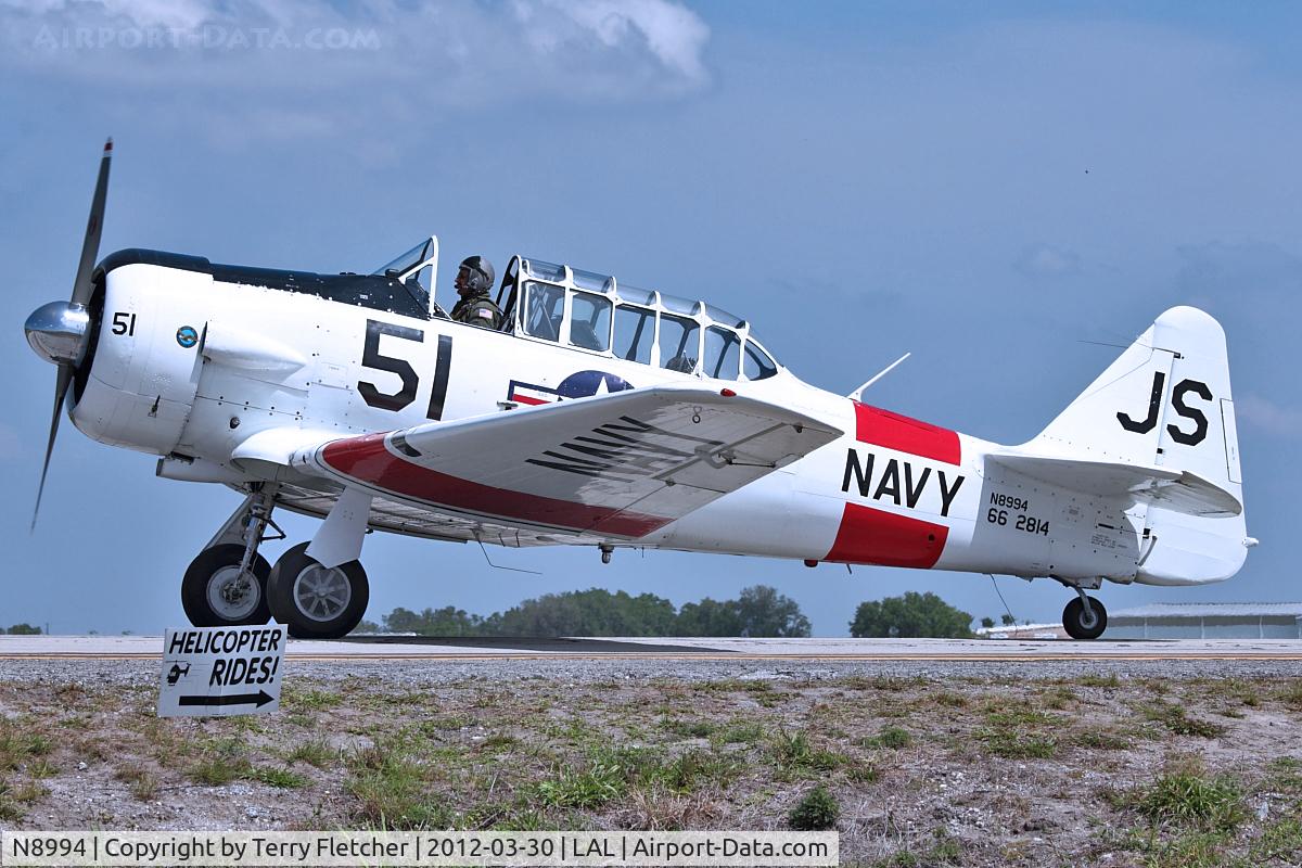 N8994, 1943 Noorduyn AT-16 Harvard II C/N 66-2814, 1943 North American HARVARD 2, c/n: 662814 at 2012 Sun N Fun