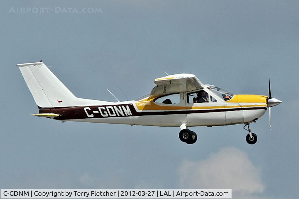 C-GDNM, 1975 Cessna 177B Cardinal C/N 17702392, 1975 Cessna 177B, c/n: 17702392 arriving at 2012 Sun N Fun