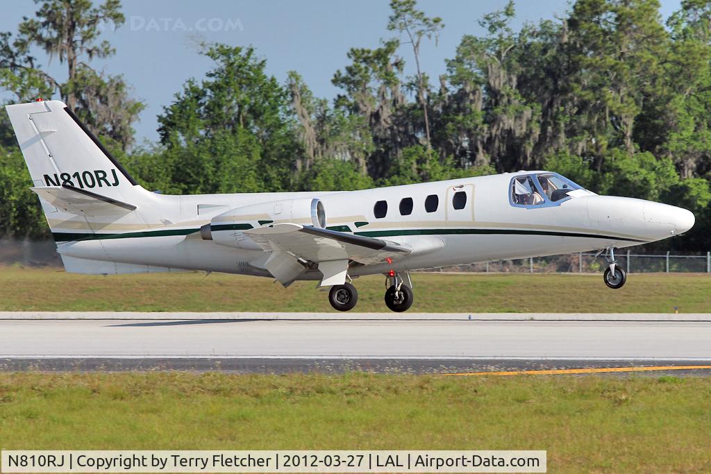 N810RJ, 1973 Cessna 500 C/N 500-0067, 1973 Cessna 500, c/n: 500-0067 arriving during 2012 Sun N Fun
