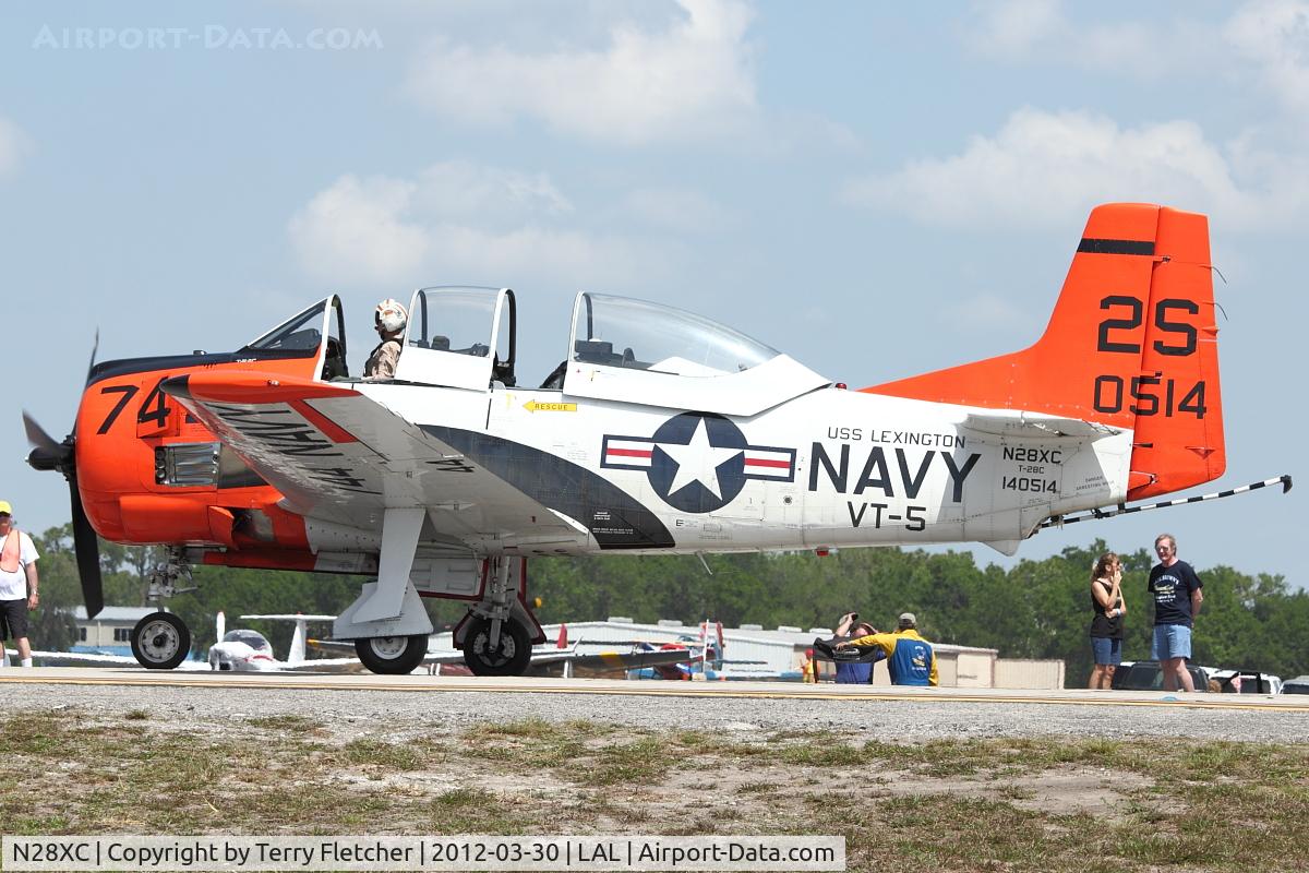 N28XC, 1954 North American T-28C Trojan C/N 226-91 (140514), 1954 North American T-28C, c/n: 140514 at 2012 Sun N Fun