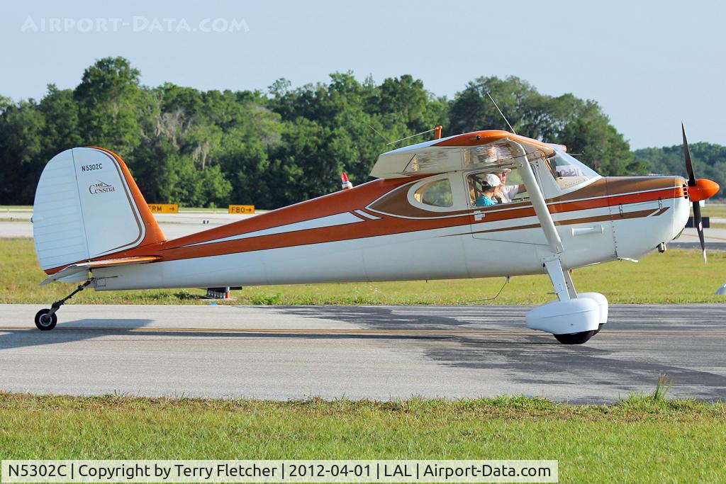 N5302C, 1950 Cessna 140A C/N 15422, 1950 Cessna 140A, c/n: 15422 at 2012 Sun N Fun