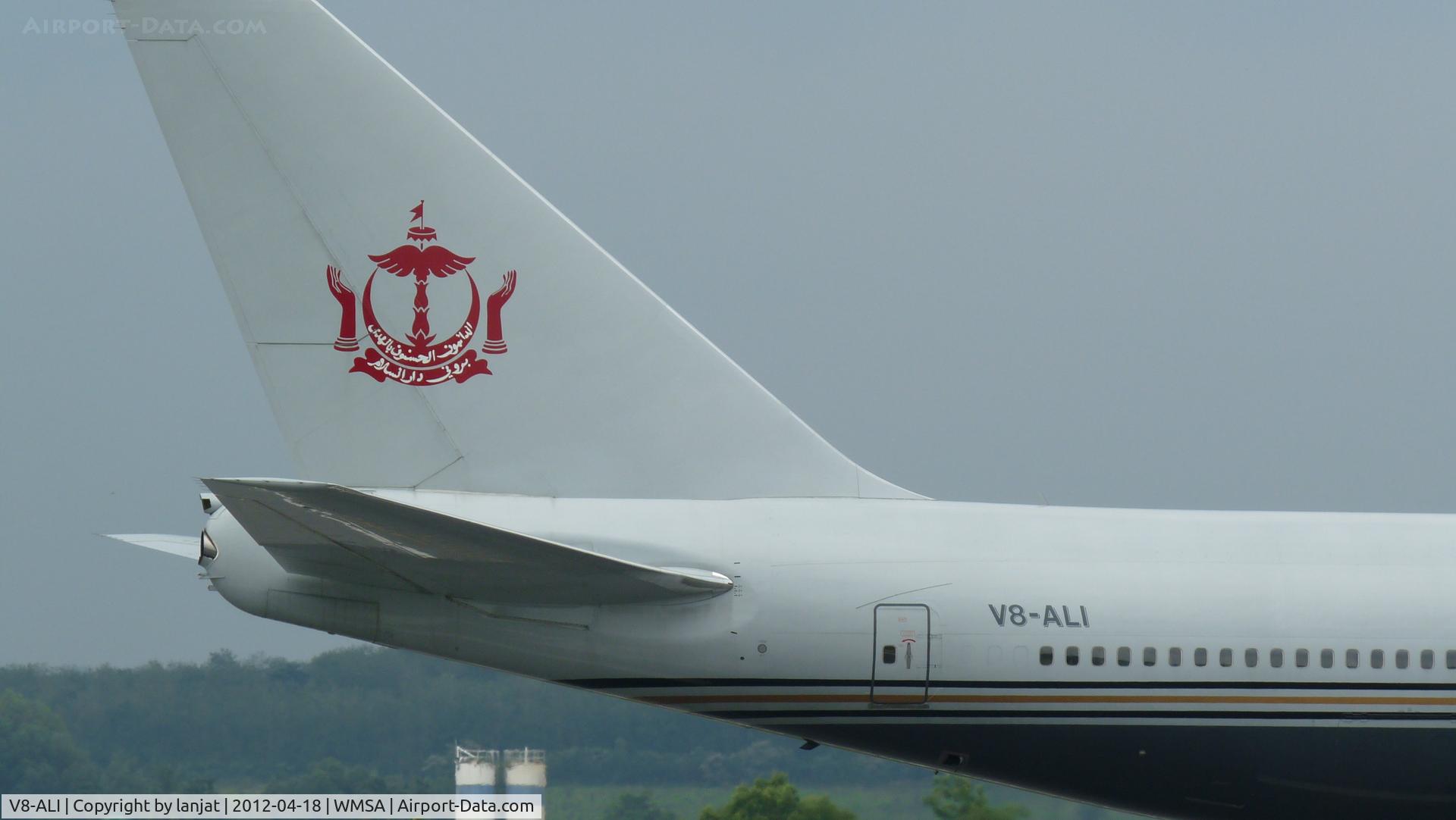 V8-ALI, 1992 Boeing 747-430 C/N 26426, Tail View..