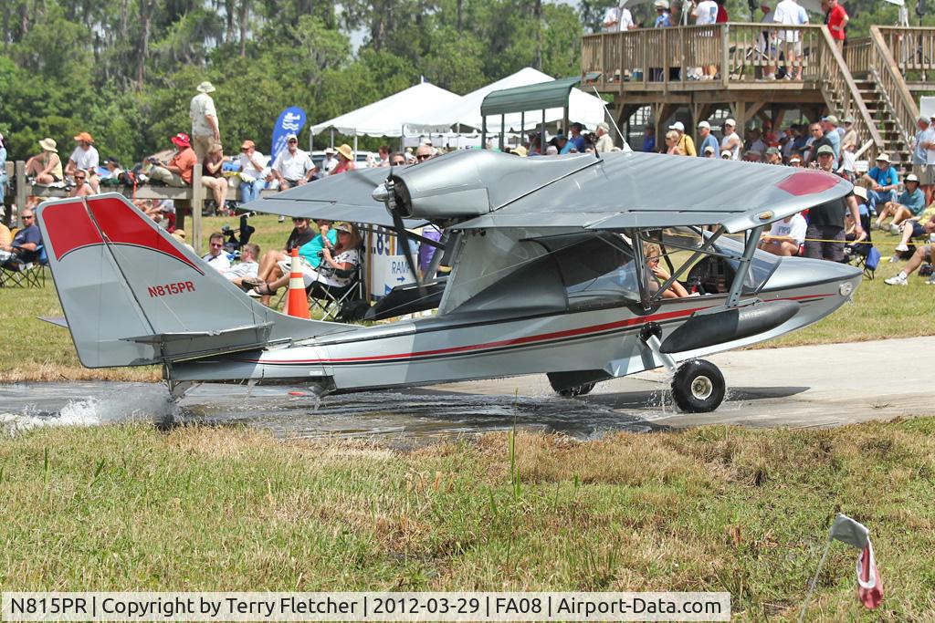 N815PR, Progressive Aerodyne Searey C/N 1LK528C, at 2012 Sun N Fun Splash-In at Lake Agnes
