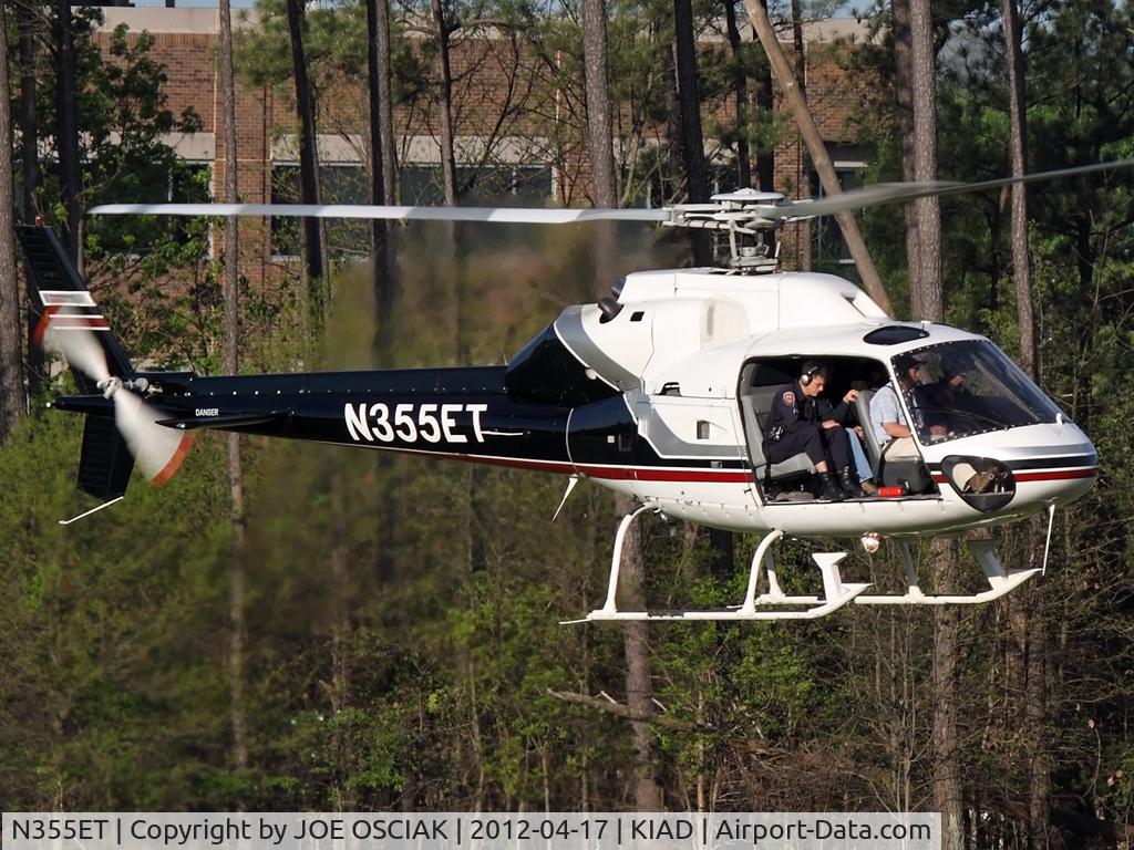 N355ET, 1982 Aerospatiale AS-355F-1 Ecureuil 2 C/N 5131, Landing at Dulles