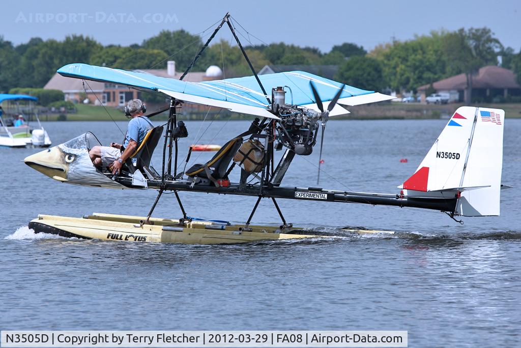 N3505D, 2000 Lockwood Drifter MU Super C/N A091055, at 2012 Sun N Fun Splash-In at Lake Agnes