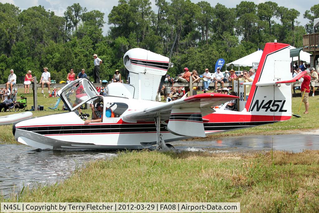 N45L, 1969 Lake LA-4 C/N 426, at 2012 Sun N Fun Splash-In at Lake Agnes