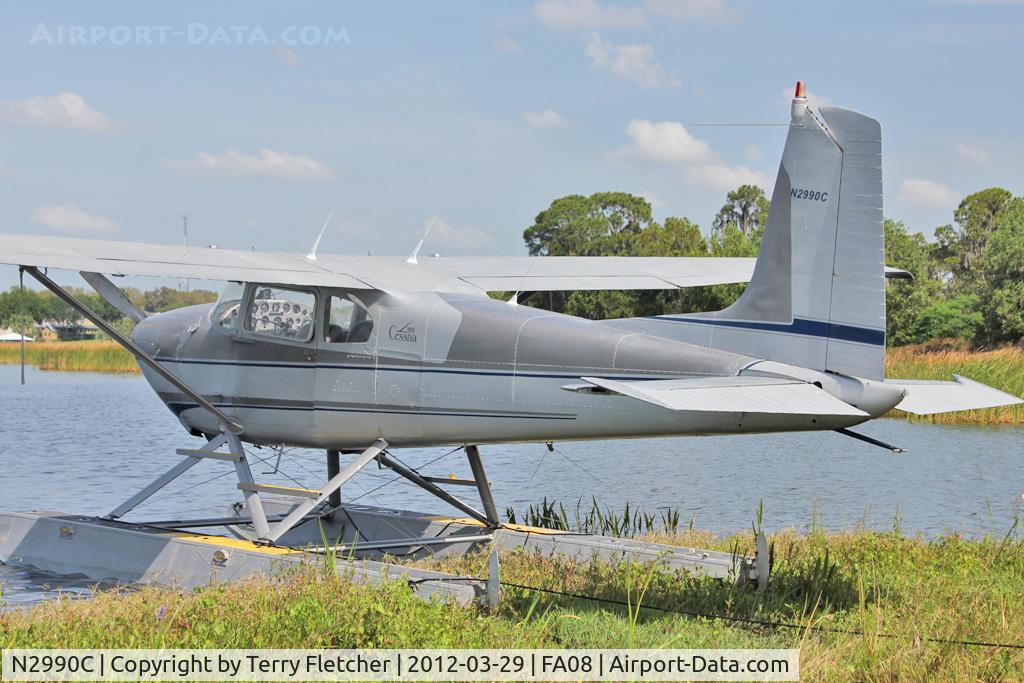 N2990C, 1954 Cessna 180 C/N 30890, at 2012 Sun N Fun Splash-In at Lake Agnes