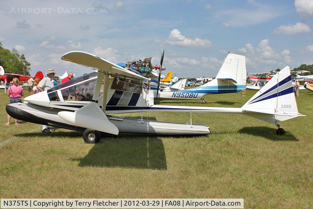 N375TS, Kolb Mark III Xtra C/N M3X00-2-00008, at 2012 Sun N Fun Splash-In at Lake Agnes